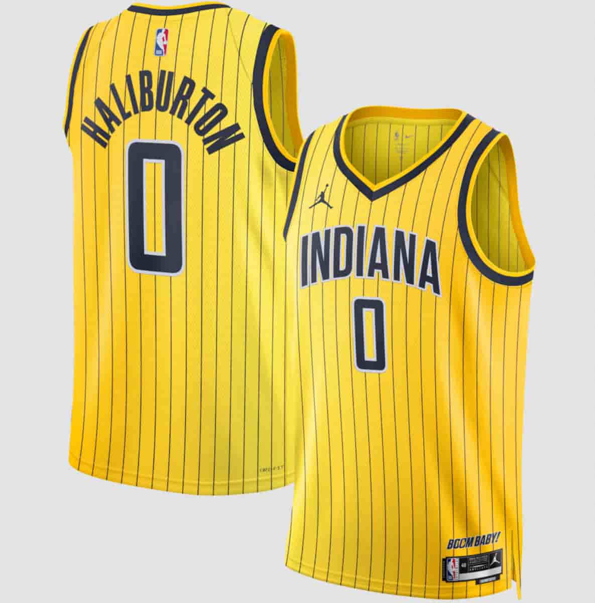 Indiana Pacers #0 Tyrese Haliburton Yellow 2026-27 Statement Edition Swingman Stitched Basketball Jersey