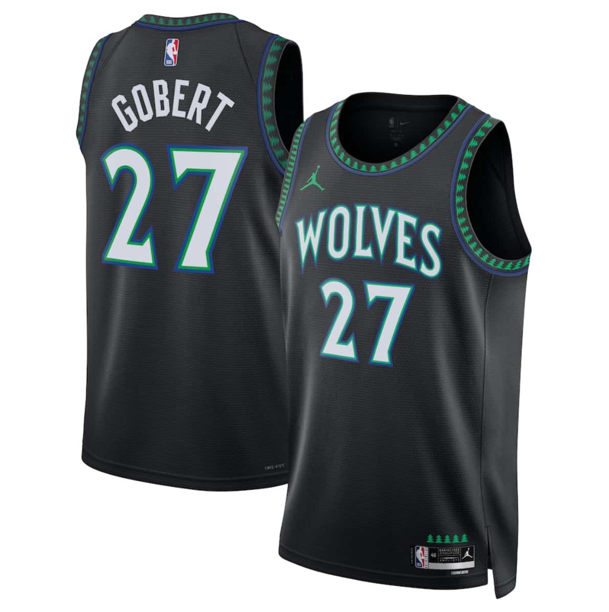 Minnesota Timberwolves #27 Rudy Gobert Black 2026-27 Statement Swingman Edition Stitched Basketball Jersey