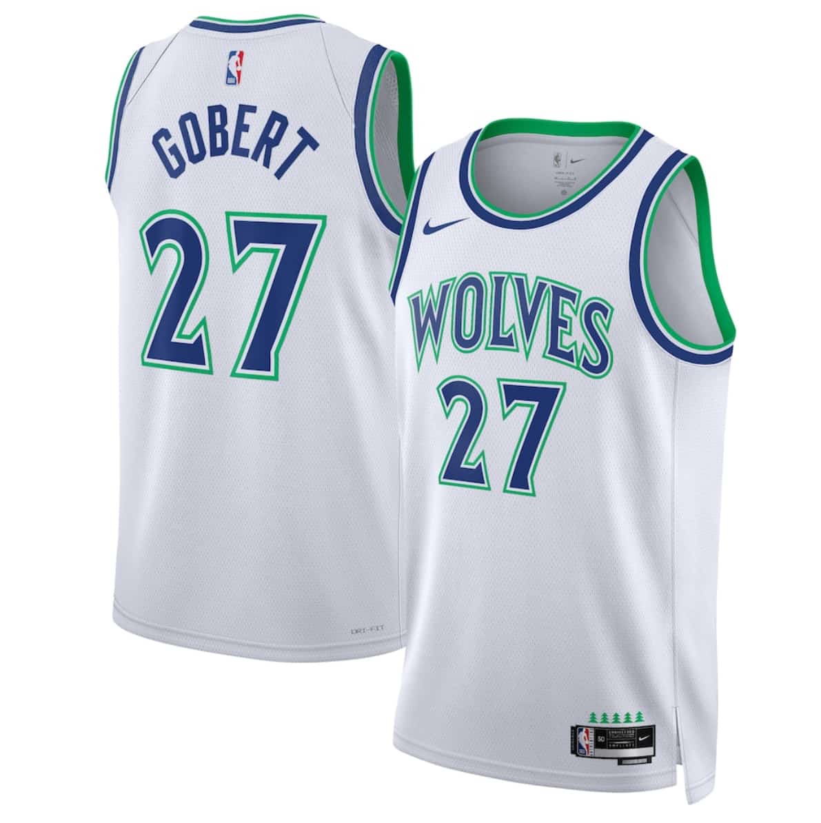 Minnesota Timberwolves #27 Rudy Gobert White 2026-27 Association Swingman Edition Stitched Basketball Jersey