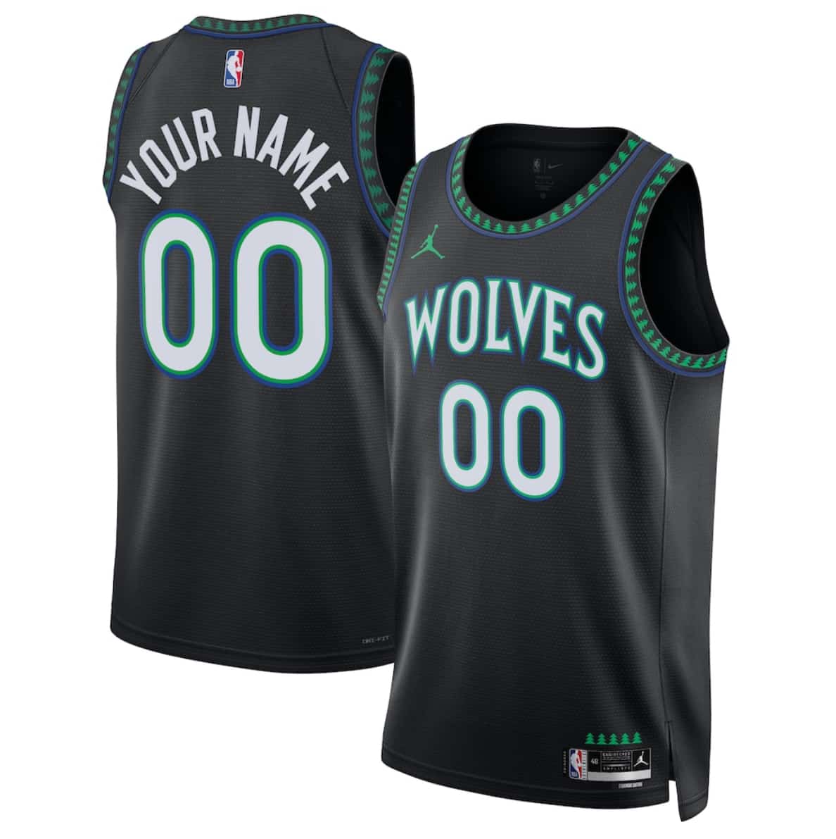 Minnesota Timberwolves Active Player Custom Black 2026-27 Statement Swingman Edition Stitched Basketball Jersey