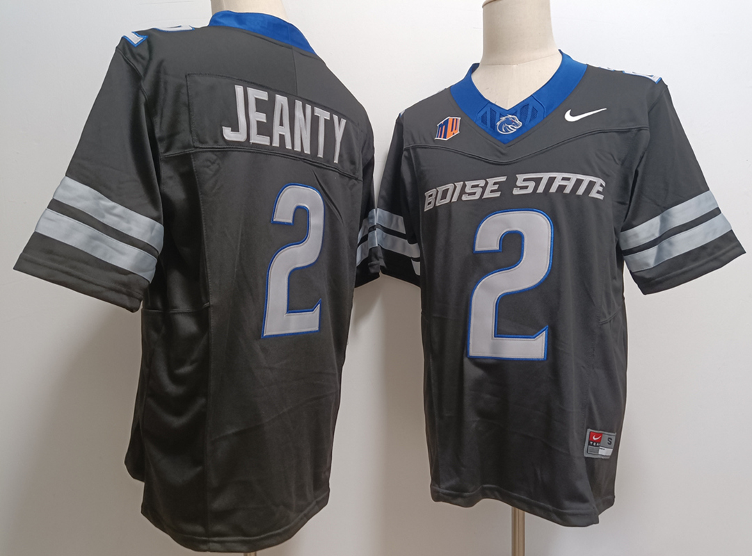 Boise State Broncos #2 Ashton Jeanty Black Vapor Limited Stitched Football Jersey