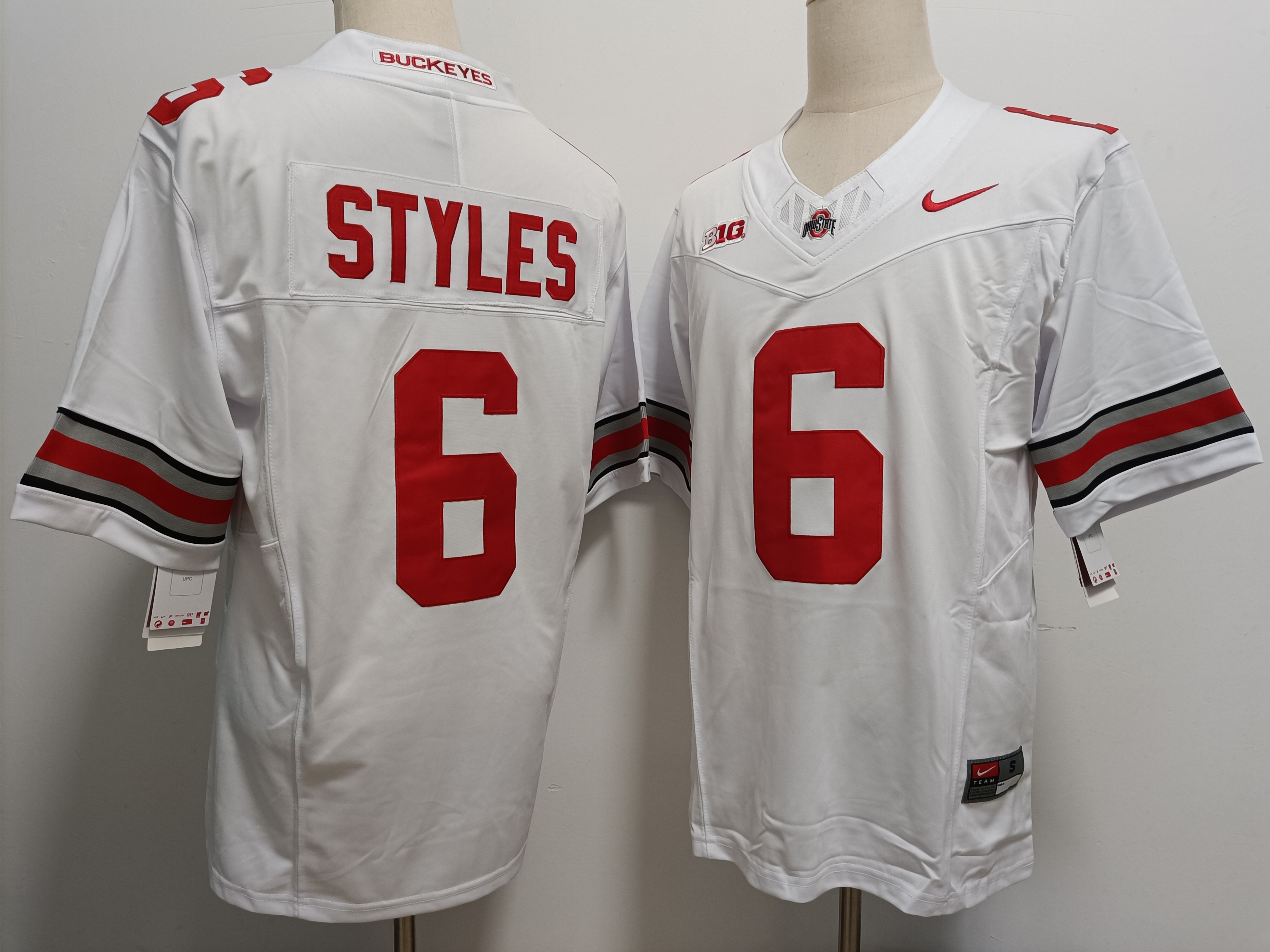 Ohio State Buckeyes #6 Sonny Styles White FUSE College Football Jersey