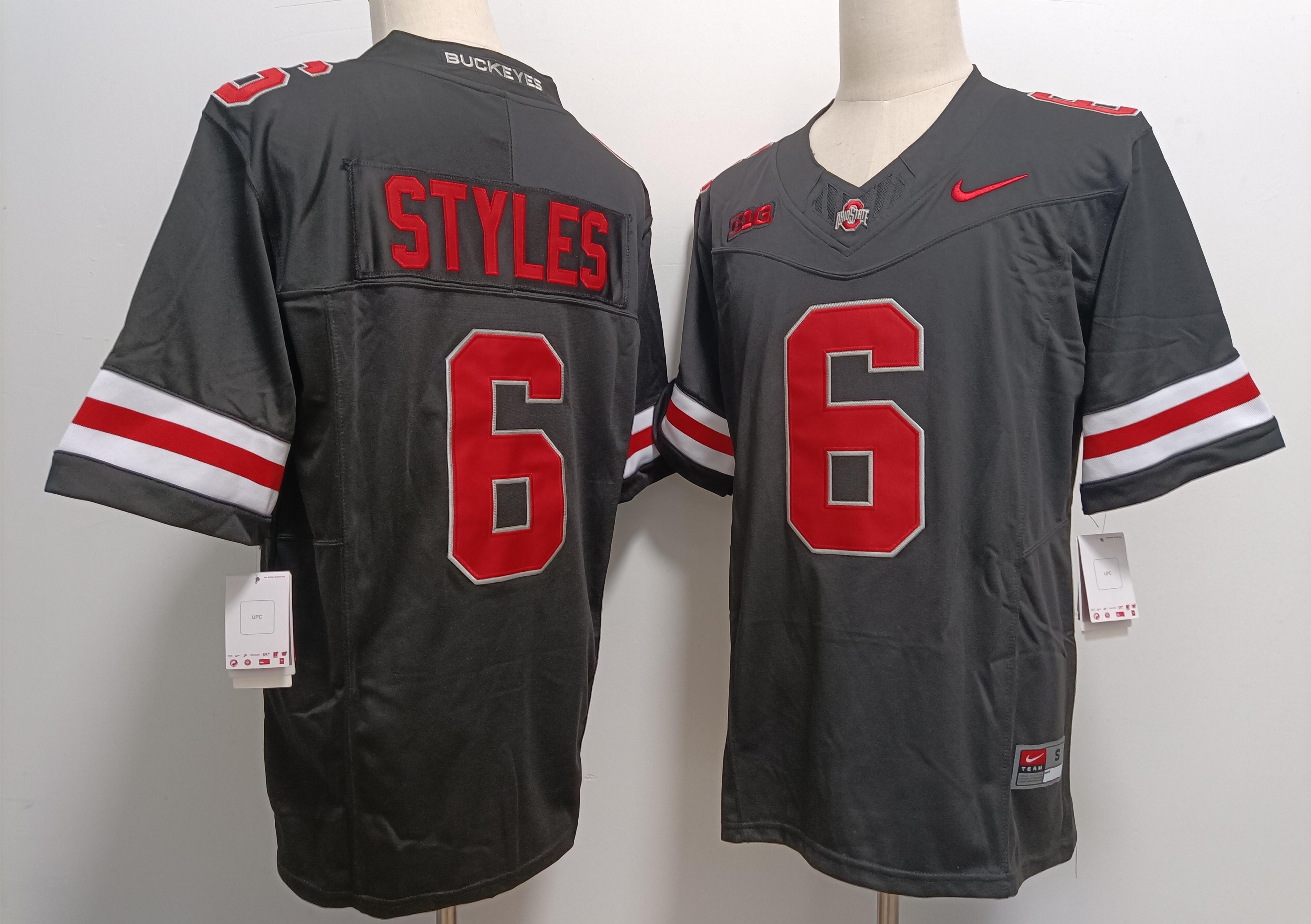 Ohio State Buckeyes #6 Sonny Styles Black FUSE College Football Jersey