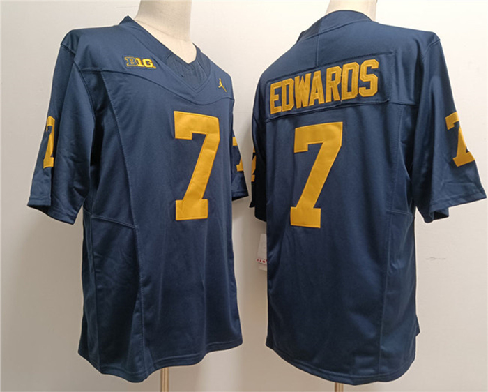 Michigan Wolverines #7 Donovan Edwards 2023 F.U.S.E.Navy Stitched Jersey Michigan Wolverines #7 Donovan Edwards 2023 F.U.S.E.Navy Stitched Jersey