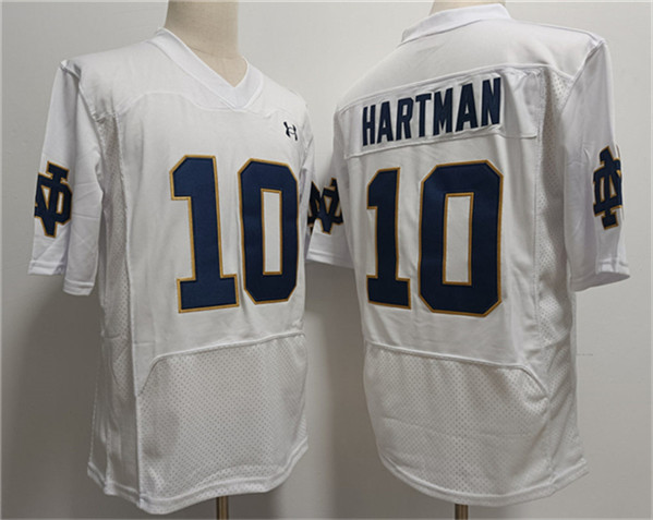USC Trojans #10 Sam Hartman White With Name Stitched Jersey