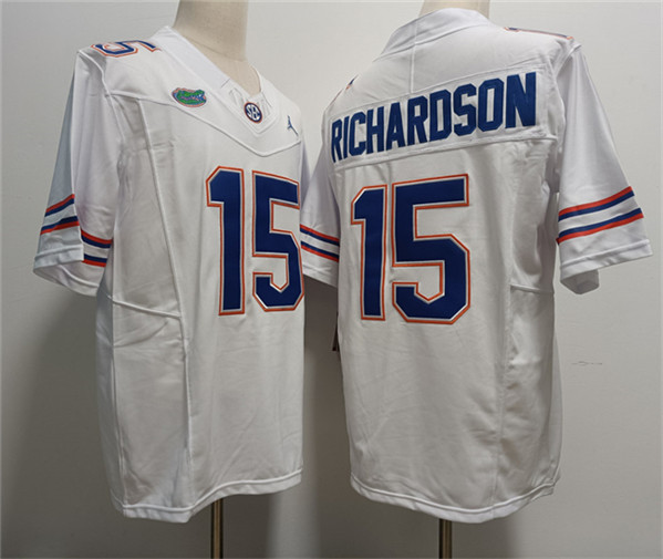 Florida Gators #15 Anthony Richardson White Stitched Jersey