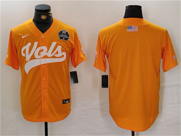 Tennessee Volunteers Orange With Patch Stitched Jersey
