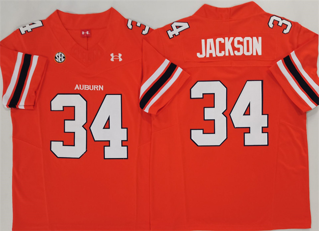 Auburn Tigers #34 Bo Jackson Orange 2024 F.U.S.E. Limited Stitched Jersey