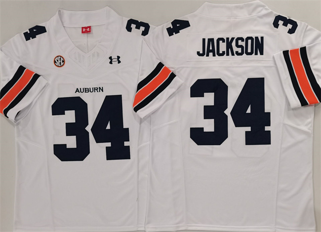 Auburn Tigers #34 Bo Jackson White 2024 F.U.S.E. Limited Stitched Jersey