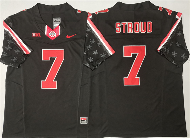Ohio State Buckeyes #7 C.J. Stroud Black 2025 F.U.S.E. Limited Stitched Jersey