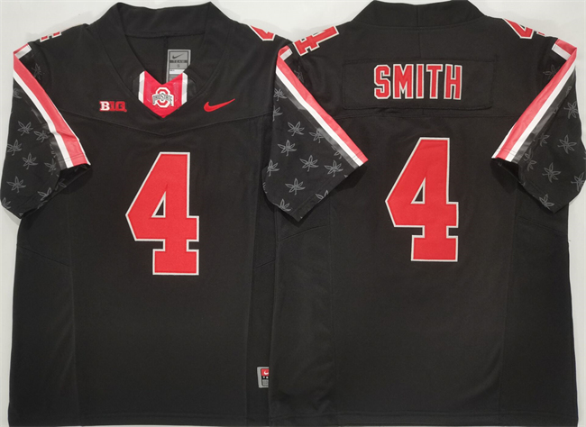 Ohio State Buckeyes #4 Jeremiah Smith Black 2025 F.U.S.E. Limited Stitched Jersey
