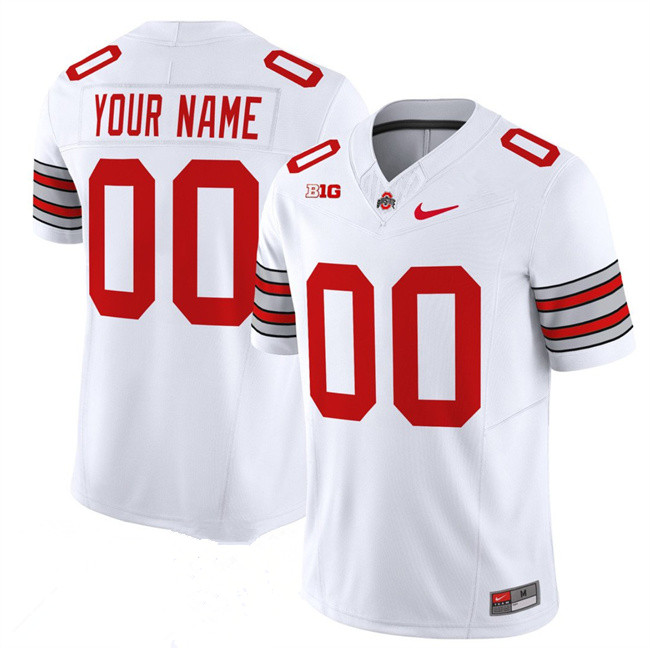 Ohio State Buckeyes Active Player Custom White F.U.S.E. Vapor Limited Stitched Football Jersey Ohio State Buckeyes Active Player Custom White F.U.S.E. Vapor Limited Stitched Football Jersey