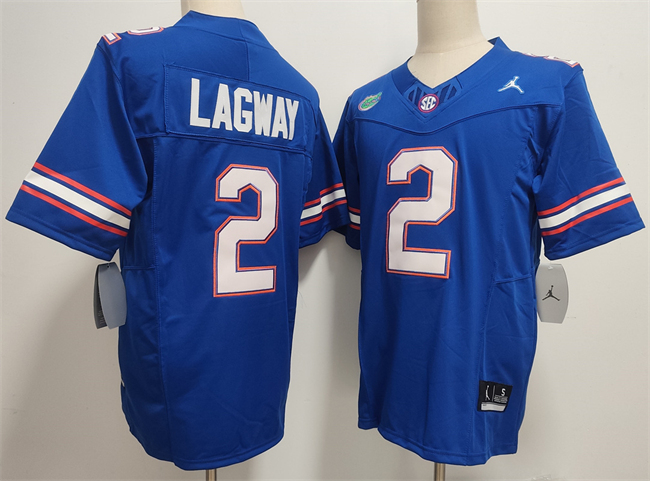 Florida Gators #2 DJ Lagway Royal F.U.S.E. Stitched Jersey
