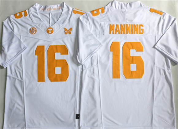Tennessee Volunteers #16 Peyton Manning White F.U.S.E. Stitched Jersey Tennessee Volunteers #16 Peyton Manning White F.U.S.E. Stitched Jersey