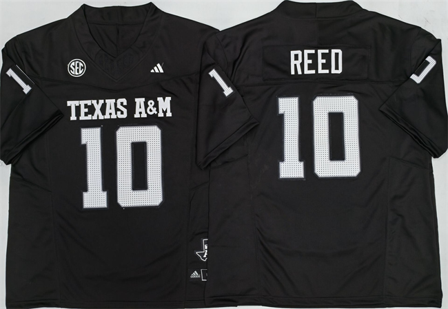 Texas A&M Aggies #10 Marcel Reed Black 2025 F.U.S.E. Stitched Jersey
