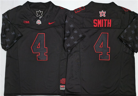 Ohio State Buckeyes #4 Jeremiah Smith Black 2025 F.U.S.E. Limited Stitched Jersey