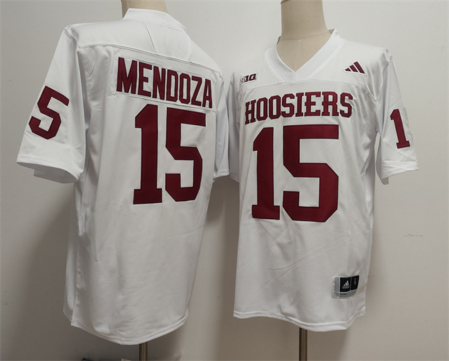 Indiana Hoosiers #15 Fernando Mendoza White Stitched Football Jersey