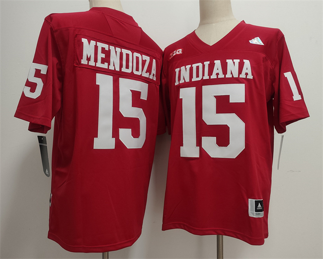 Indiana Hoosiers #15 Fernando Mendoza Red 2026 Stitched Basketball Jersey