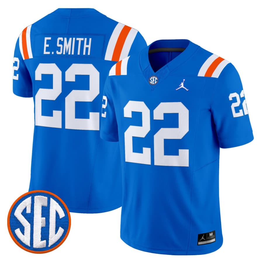 Florida Gators #22 Emmitt Smith Royal ??1960s Throwback?? F.U.S.E. Vapor Limited Stitched Jersey
