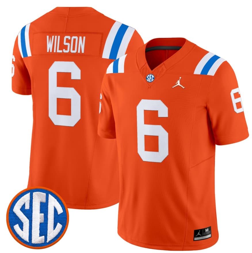 Florida Gators #6 Dallas Wilson Orange ??1960s Throwback?? F.U.S.E. Vapor Limited Stitched Jersey Florida Gators #6 Dallas Wilson Orange ??1960s Throwback?? F.U.S.E. Vapor Limited Stitched Jersey