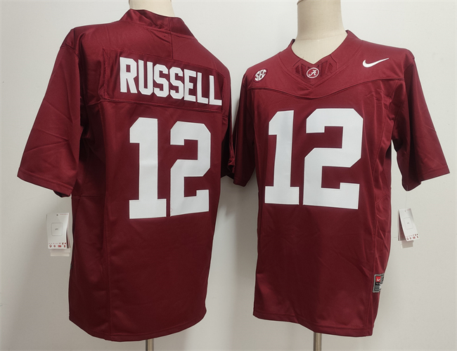 Alabama Crimson Tide #12 Keelon Russell Red 2026 F.U.S.E Stitched Football Jersey