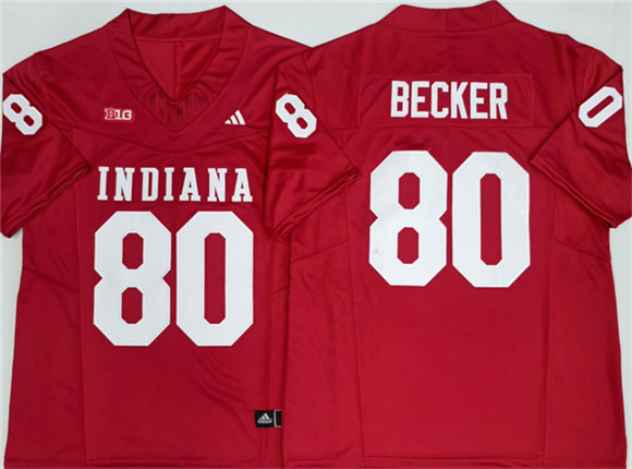 Indiana Hoosiers #80 Charlie Becker Red F.U.S.E. Stitched Basketball Jersey