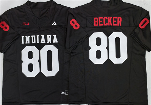 Indiana Hoosiers #80 Charlie Becker Black F.U.S.E. Stitched Basketball Jersey