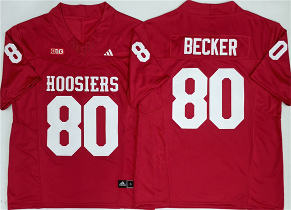 Indiana Hoosiers #80 Charlie Becker Red F.U.S.E. Stitched Basketball Jerseys