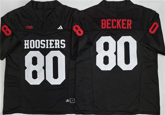 Indiana Hoosiers #80 Charlie Becker Black 2026 F.U.S.E. Stitched Basketball Jersey