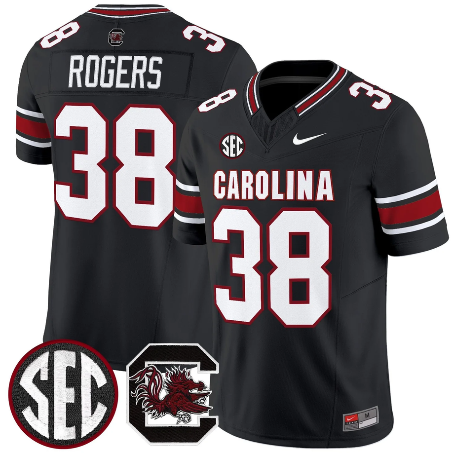 South Carolina Gamecocks #38 George Rogers Black 2026 F.U.S.E. Stitched Nike Jersey