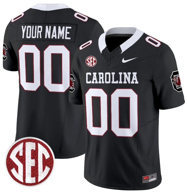 South Carolina Gamecocks Custom Black F.U.S.E. Stitched Jersey South Carolina Gamecocks Custom Black F.U.S.E. Stitched Jersey