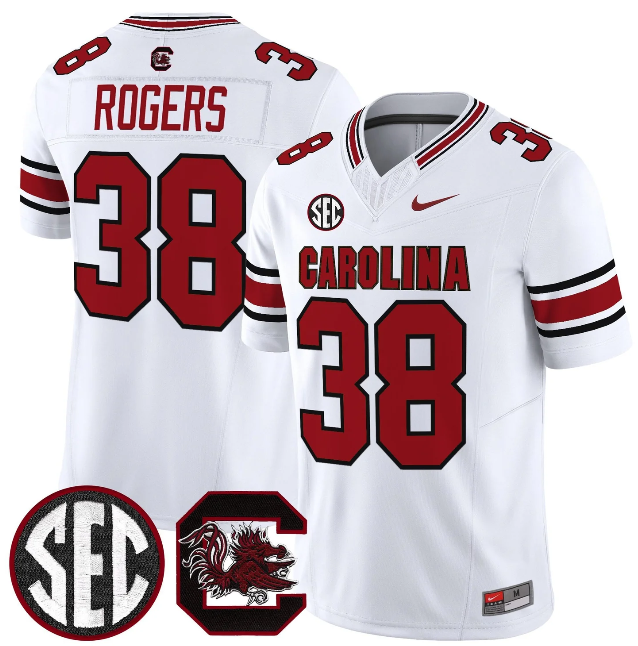 South Carolina Gamecocks #38 George Rogers White 2026 F.U.S.E. Stitched Nike Jersey