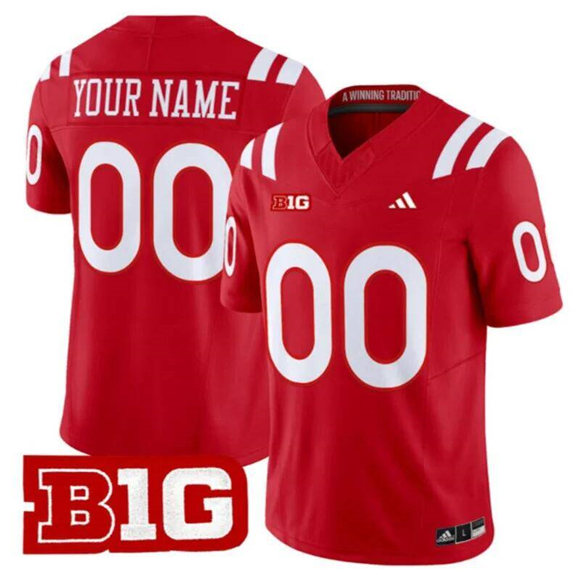 Nebraska Cornhuskers ACTIVE PLAYER Custom Scarlet 2026 F.U.S.E. Vapor Limited Stitched Football Jersey