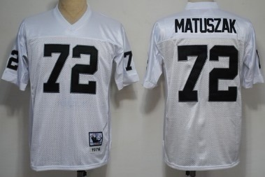 Oakland Raiders #72 John Matuszak White Throwback Jersey Oakland Raiders #72 John Matuszak White Throwback Jersey