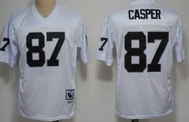 Oakland Raiders #87 Dave Casper White Throwback Jersey Oakland Raiders #87 Dave Casper White Throwback Jersey