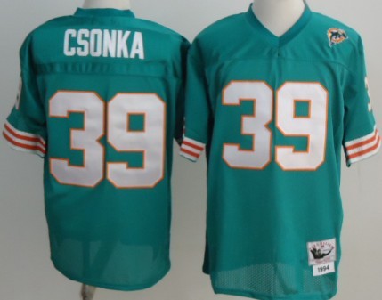 Miami Dolphins #39 Larry Csonka Green Throwback Jersey Miami Dolphins #39 Larry Csonka Green Throwback Jersey
