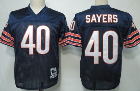 Chicago Bears #40 Gale Sayers Blue Throwback Jersey Chicago Bears #40 Gale Sayers Blue Throwback Jersey