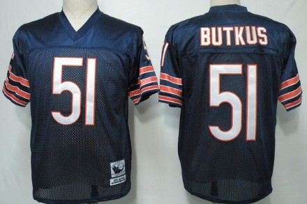Chicago Bears #51 Dick Butkus Blue Throwback Jersey Chicago Bears #51 Dick Butkus Blue Throwback Jersey
