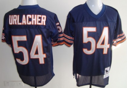 Chicago Bears #54 Brian Urlacher Blue Throwback Jersey Chicago Bears #54 Brian Urlacher Blue Throwback Jersey
