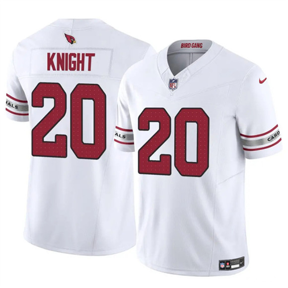 Arizona Cardinals #20 Bam Knight White 2025 F.U.S.E. Vapor Untouchable Limited Football Stitched Jersey
