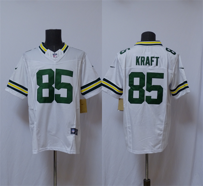 Green Bay Packers #85 Tucker Kraft White Vapor 2025 F.U.S.E. Limited Football Stitched Jersey