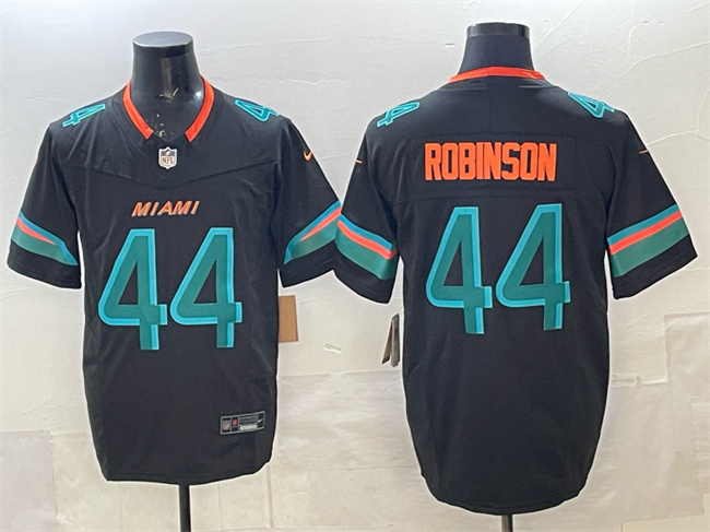 Miami Dolphins #44 Chop Robinson Black 2025 F.U.S.E. ??Rivalries?? Vapor Limited Stitched Football Jersey