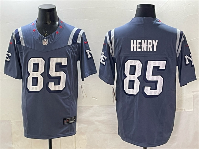 New England Patriots #85 Hunter Henry 2025 F.U.S.E. ??Rivalries?? Vapor Limited Stitched Football Jersey