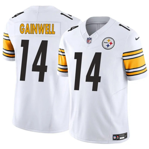 Pittsburgh Steelers #14 Kenneth Gainwell White 2025 F.U.S.E. Vapor Limited Football Stitched Jersey