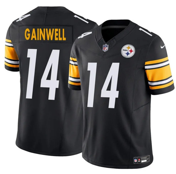 Pittsburgh Steelers #14 Kenneth Gainwell Black 2025 F.U.S.E. Vapor Untouchable Limited Football Stitched Jersey