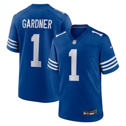 Indianapolis Colts #1 Sauce Gardner Blue Vapor Limited Stitched Football Jersey
