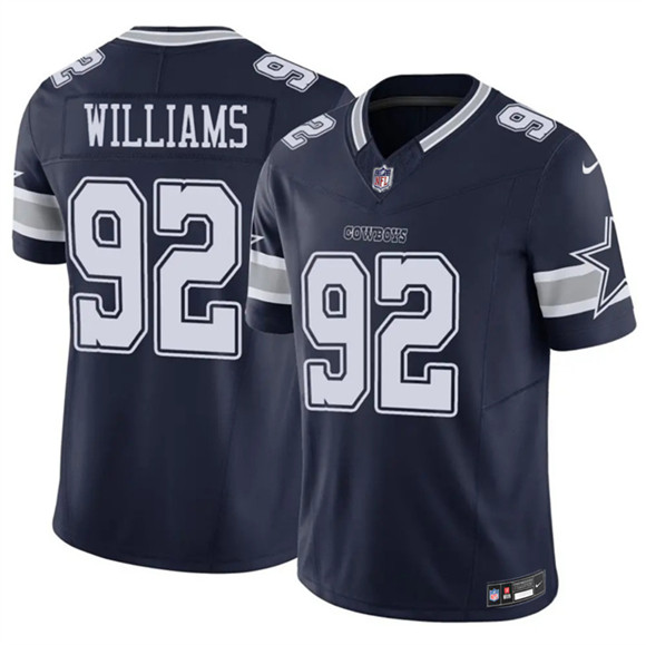 Dallas Cowboys #92 Quinnen Williams Navy 2025 F.U.S.E Vapor Untouchable Limited Football Stitched Jersey