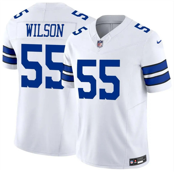 Dallas Cowboys #55 Logan Wilson White 2025 F.U.S.E Vapor Untouchable Limited Football Stitched Jersey Dallas Cowboys #55 Logan Wilson White 2025 F.U.S.E Vapor Untouchable Limited Football Stitched Jersey