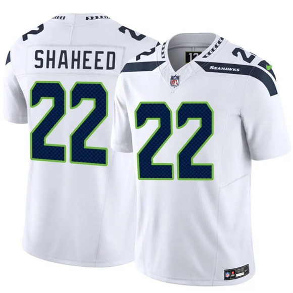 Seattle Seahawks #22 Rashid Shaheed White 2025 F.U.S.E. Vapor Untouchable Limited Football Stitched Jersey