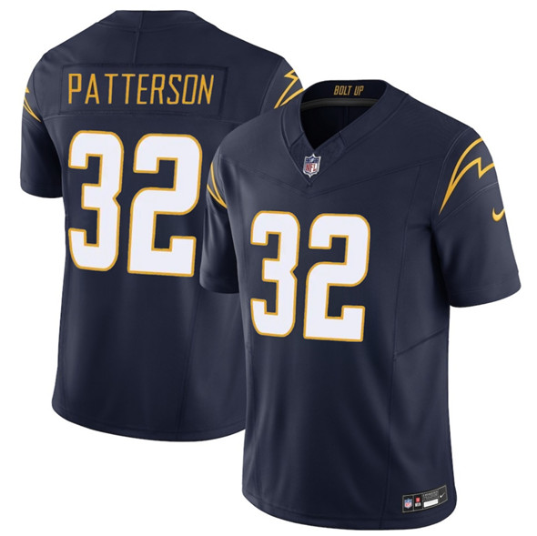 Los Angeles Chargers #32 Jaret Patterson Navy 2025 F.U.S.E. Alternate Vapor Limited Football Stitched Jersey